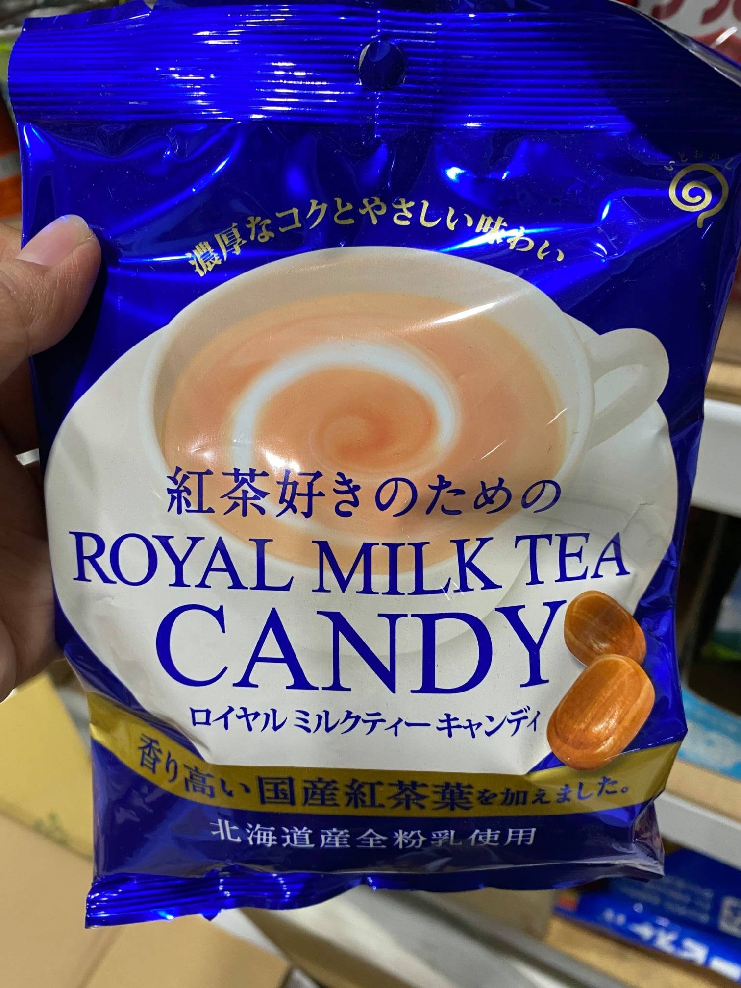 日本日東皇家奶茶風味糖果70g