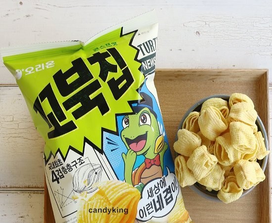 韓國ORION烏龜玉米脆餅玉米濃湯風味80g
