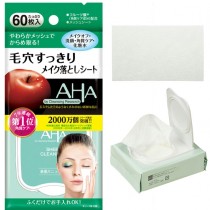 日本製AHA 柔膚卸妝濕巾60枚