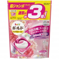 2020新款 日本 P&G 洗衣球 洗衣凝膠球 寶僑  補充包(46顆入)牡丹花香粉色