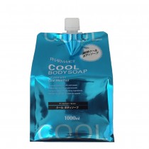 日本熊野COOL清涼保濕沐浴乳補充包1000ml