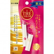 日本樂敦 LIP THE COLOR防曬保濕潤色護唇膏Shine on berry 粉紅草莓